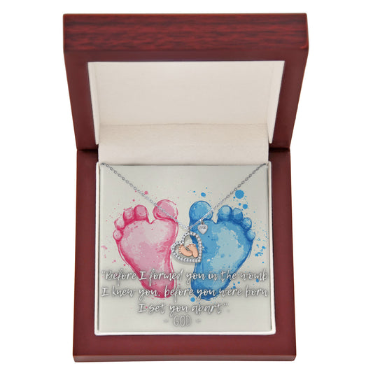 Pro Life | Before I Formed You | Baby Feet | Necklace | Gifts for Mom | Pregnant